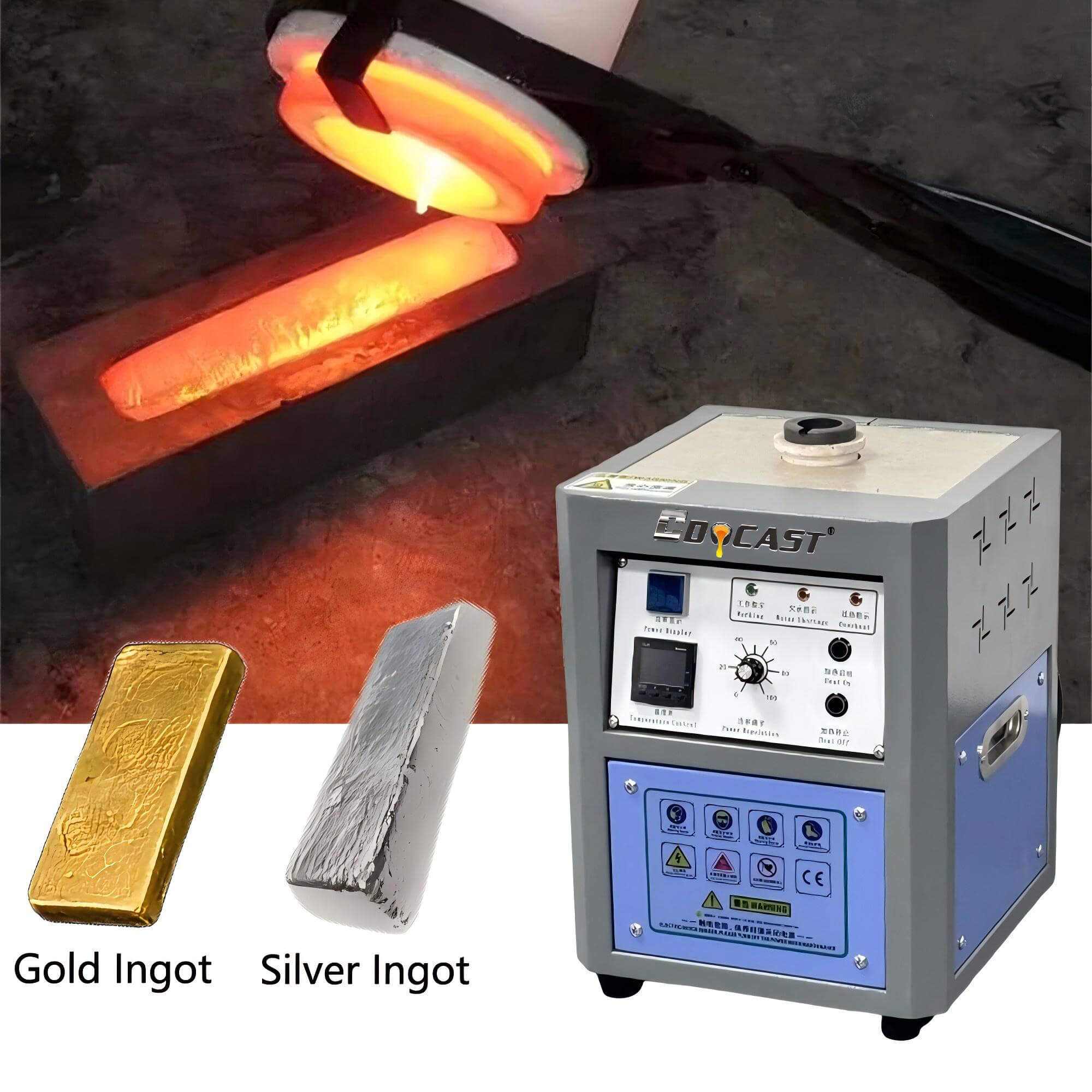 mini gold melting furnace