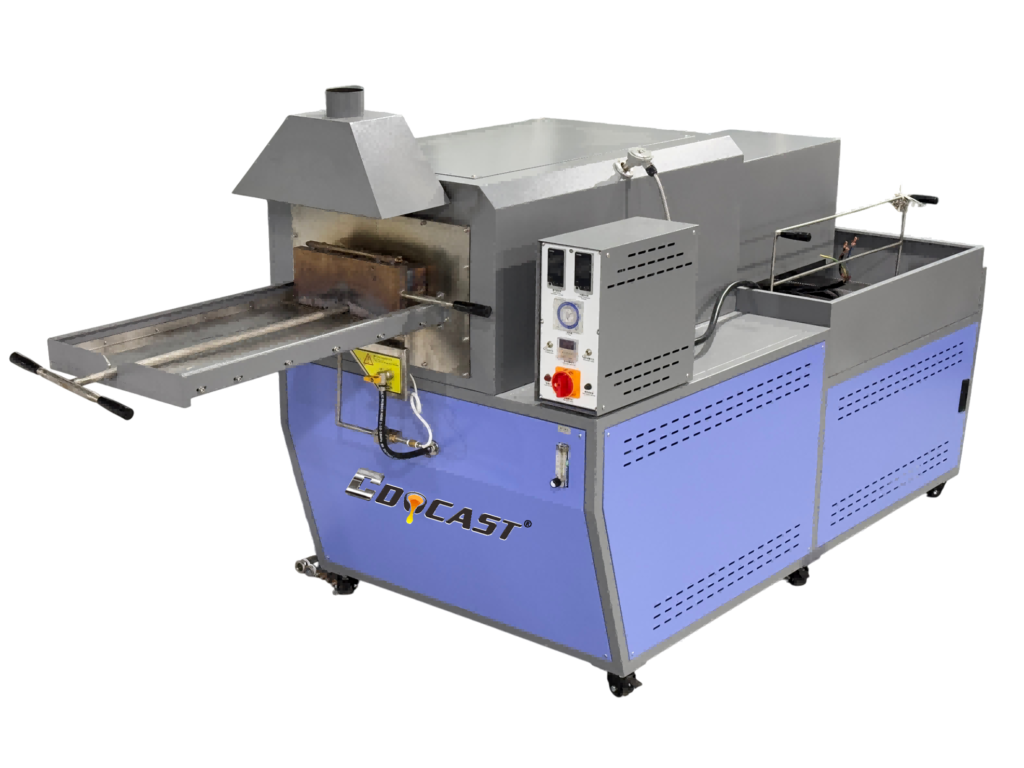 Annealing furnace for gold silver