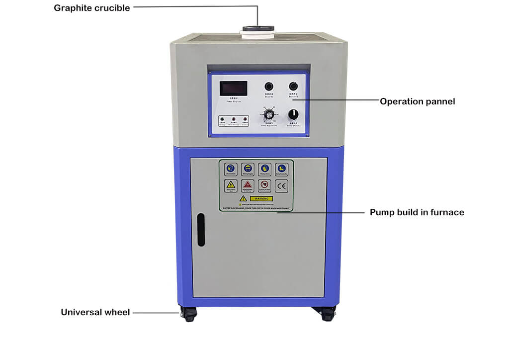 Gold Melting Furnace High Temperature Melting Of Gold Silver