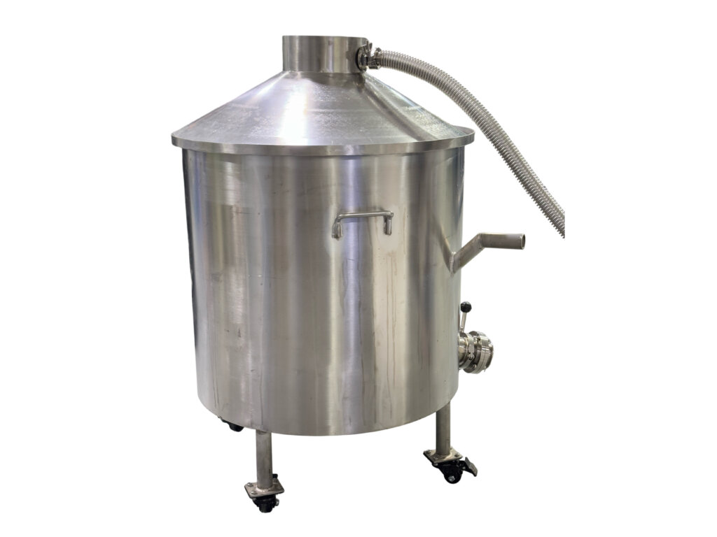 Small metal powder making tank