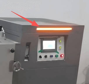 gold bar casting machine alarm light