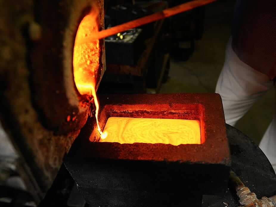 Chain Tilting Silver Melting Furnace