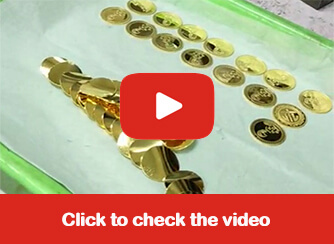 gold coin minting video