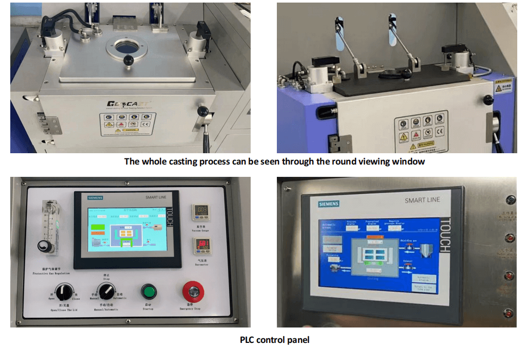 Vacuum Gold Bar Making Machine Gold& Silver Bar Making CDOCAST
