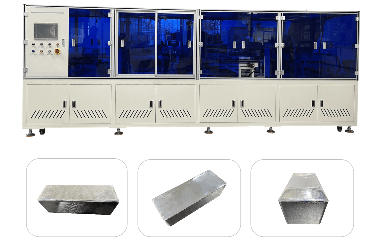 tunnel furnace for silver bullion casting