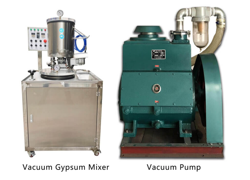 vacuum gypsum mixer and pump