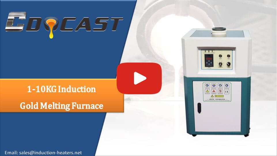 1-10kg indcution gold melting furnace