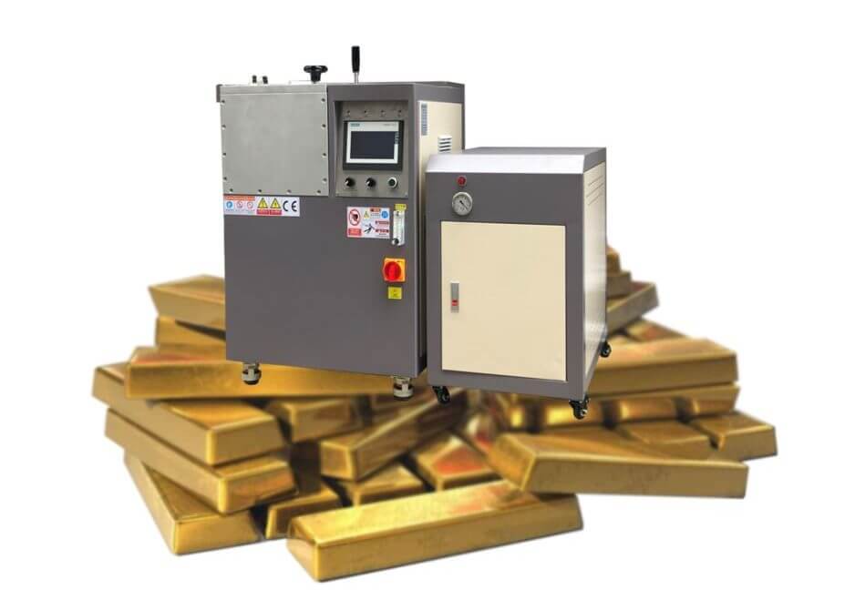 How to Make high quality Gold Bar & Bullion -Vacuum gold bar casting machine