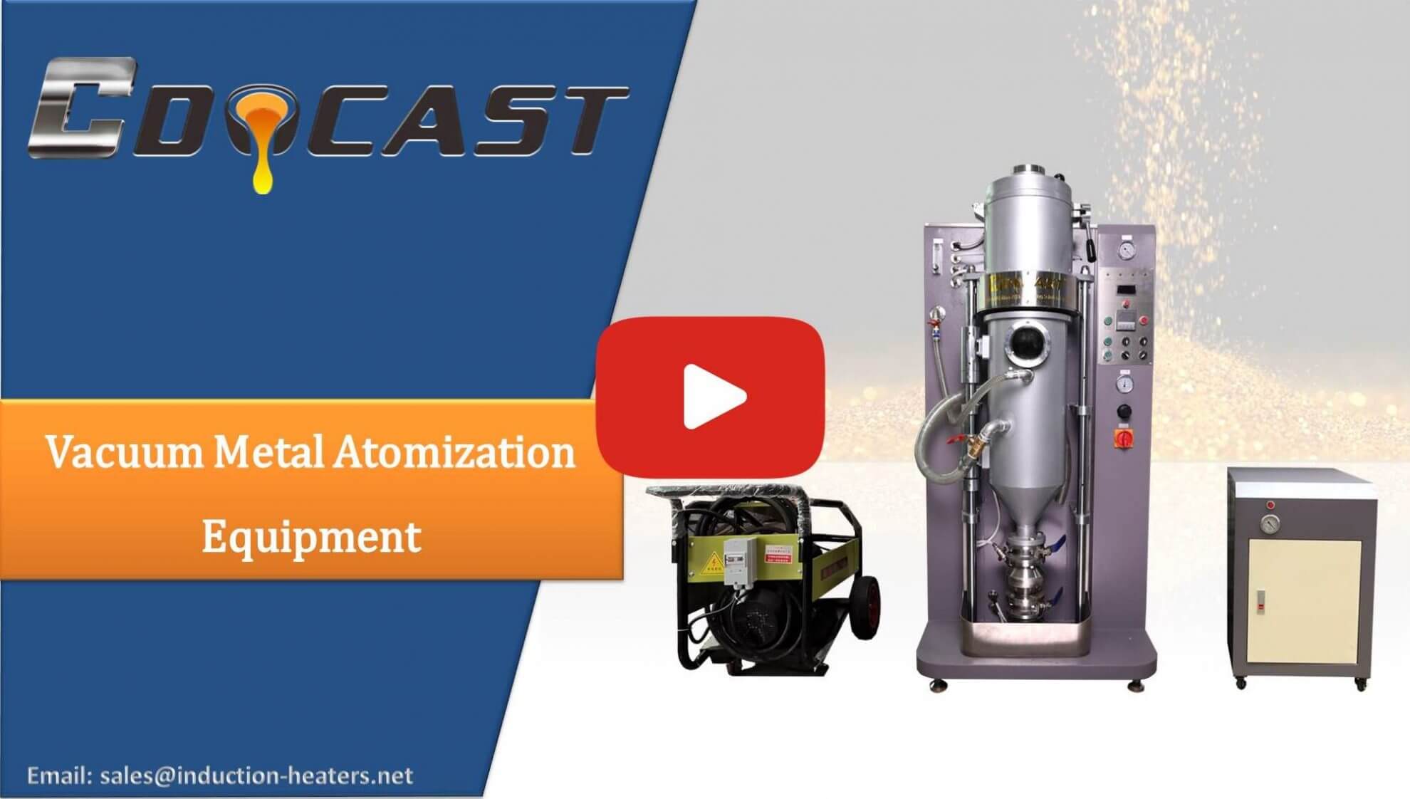 Metal powder water atomization equipment- gold, silver copper