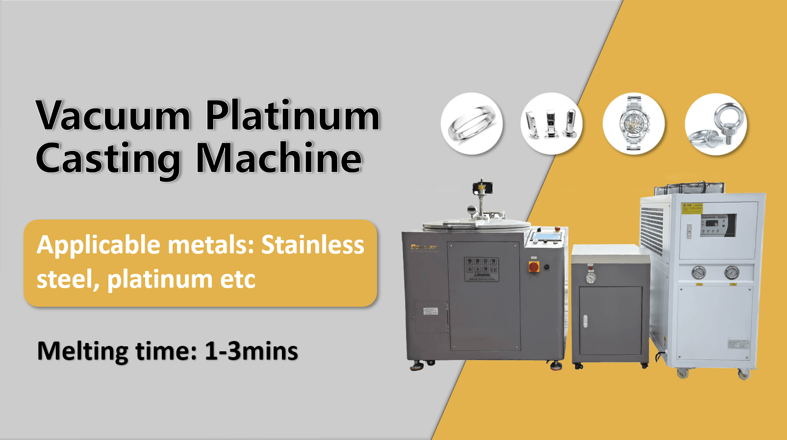 500g Vacuum Platinum Casting Machine