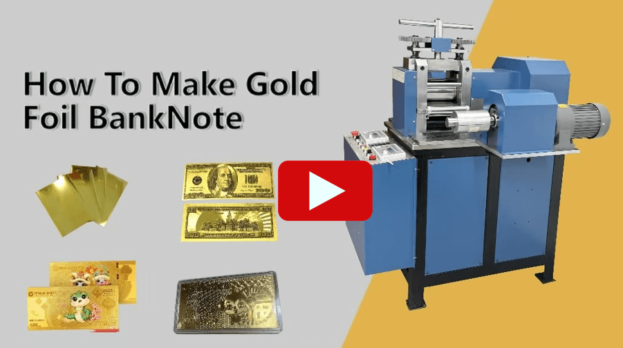 How to Make Gold Foil Banknotes