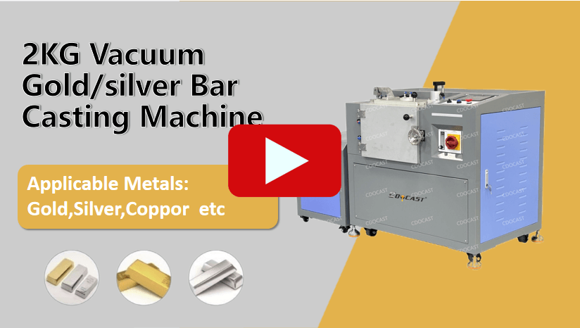 2kg Vacuum Gold Bar Casting Machine