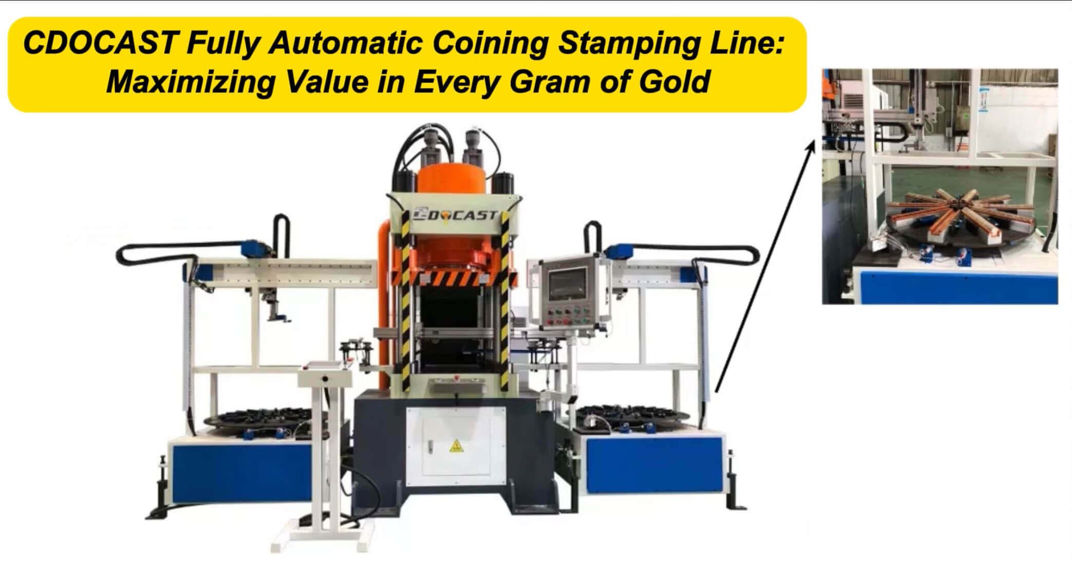  Fully Automatic Coining Stamping Line