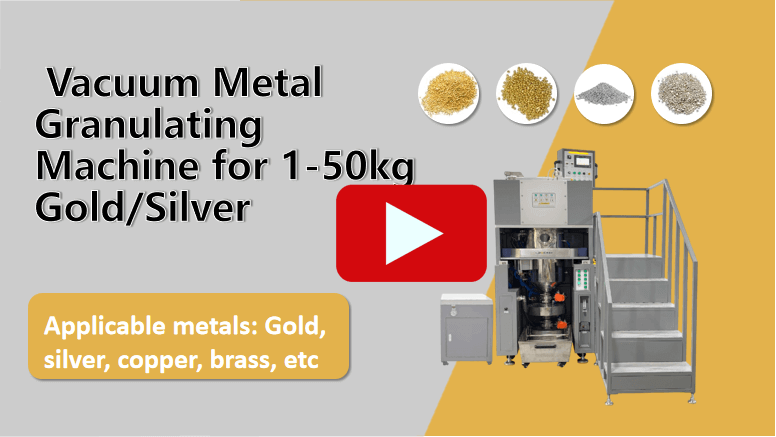 Vacuum Metal Granulating Machine for 1-50kg Gold,Silver