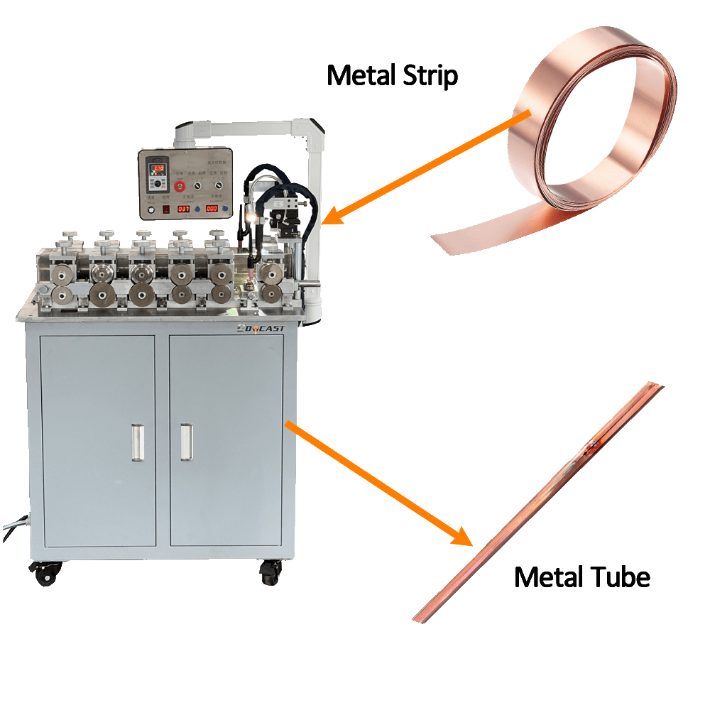 hollow tube forming machine