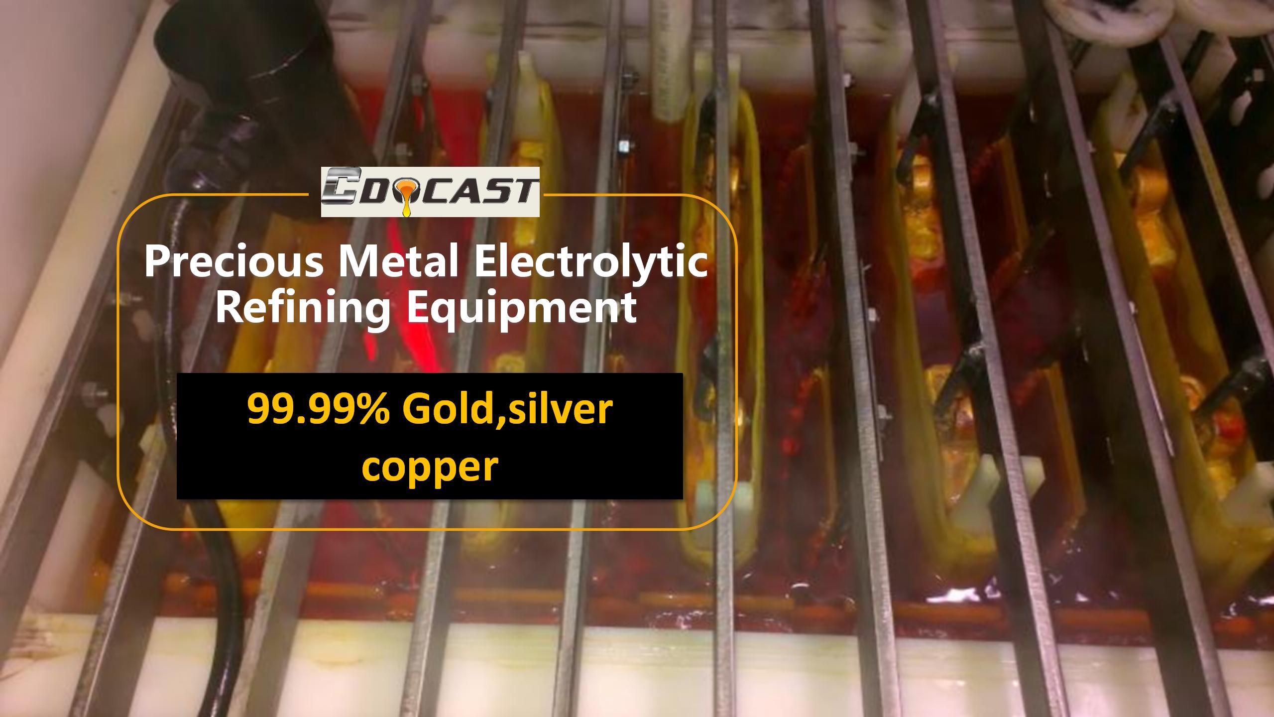 Gold Electrolytic Refining Equipment
