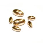 gold hollow bead