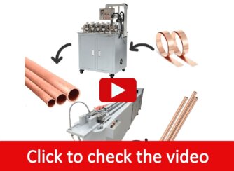 hollow tube forming machine