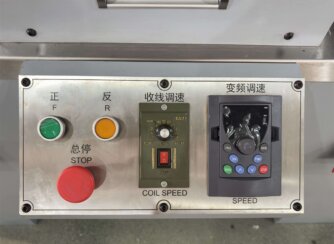 jewelry wire rolling machine operation panel