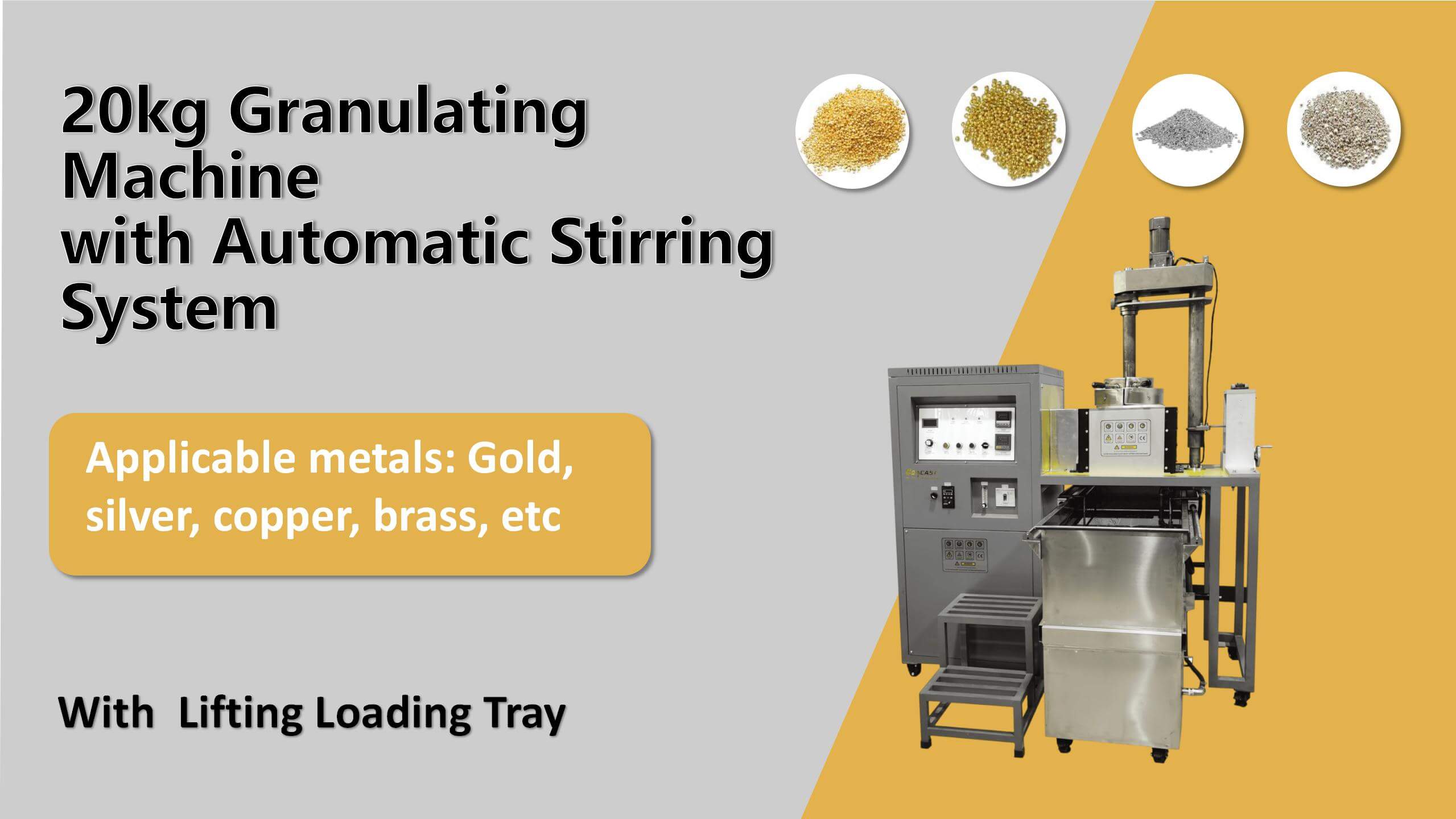 20kg Granulating Machine with Automatic Stirring System