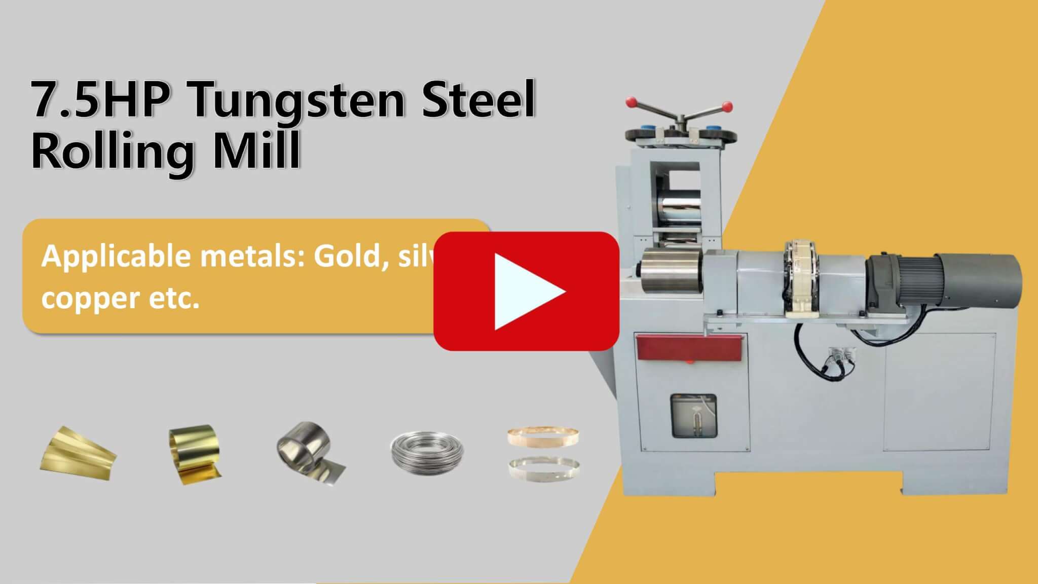 7.5HP Tungsten Steel Rolling Mill