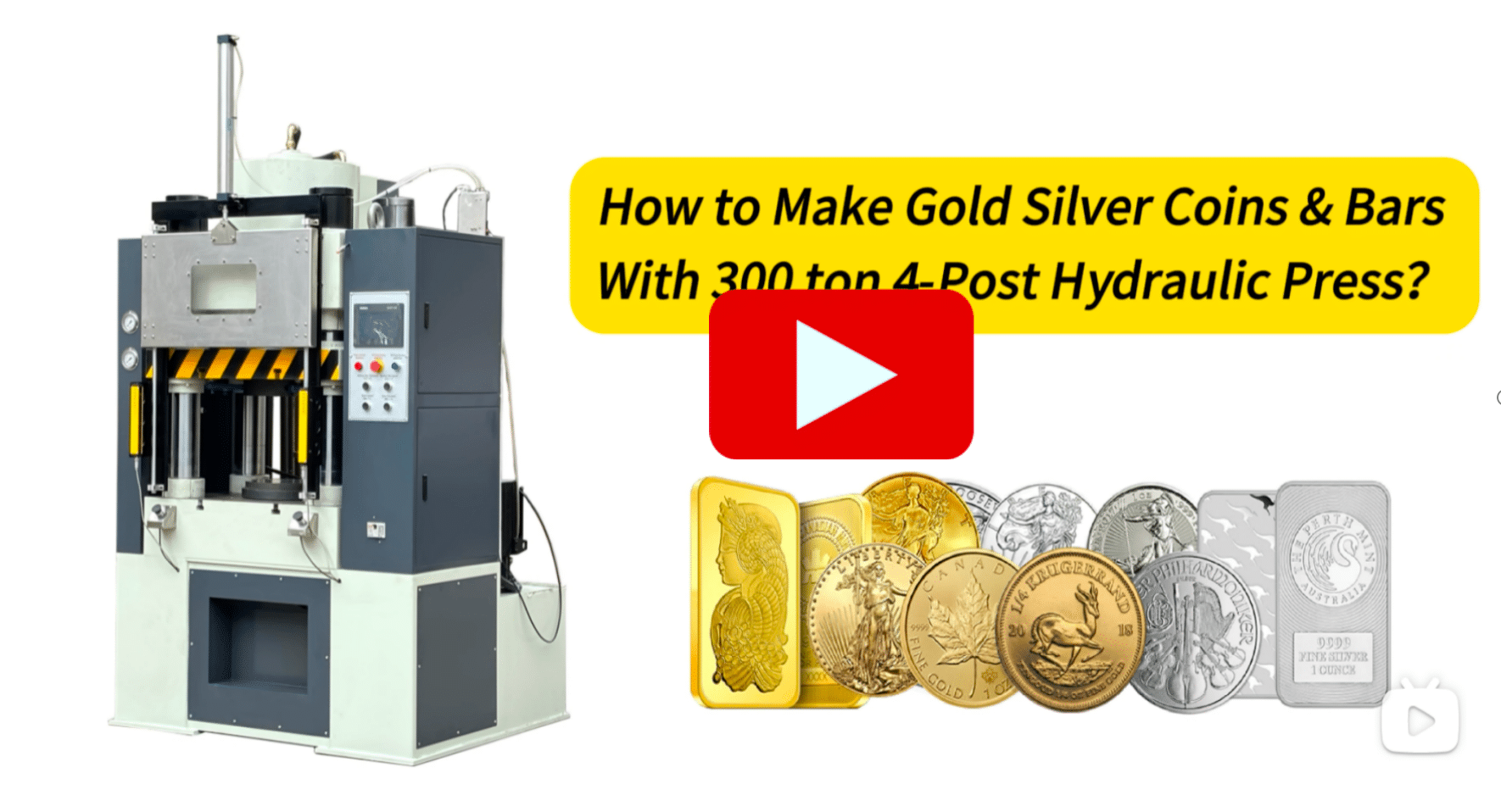 300 ton 4 Post Hydraulic Press