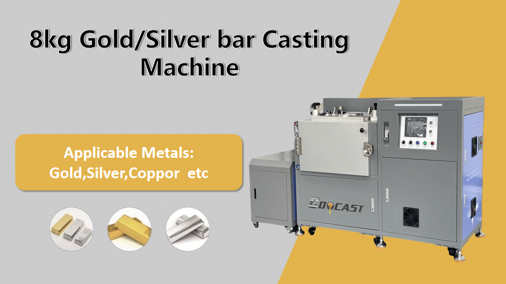 8kg Gold Silver Bar Casting Machine