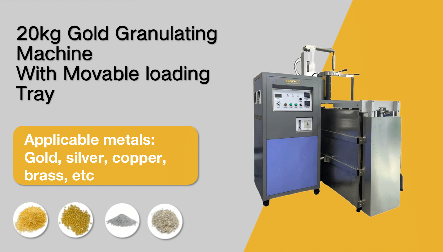 20kg Gold Granulating Machine