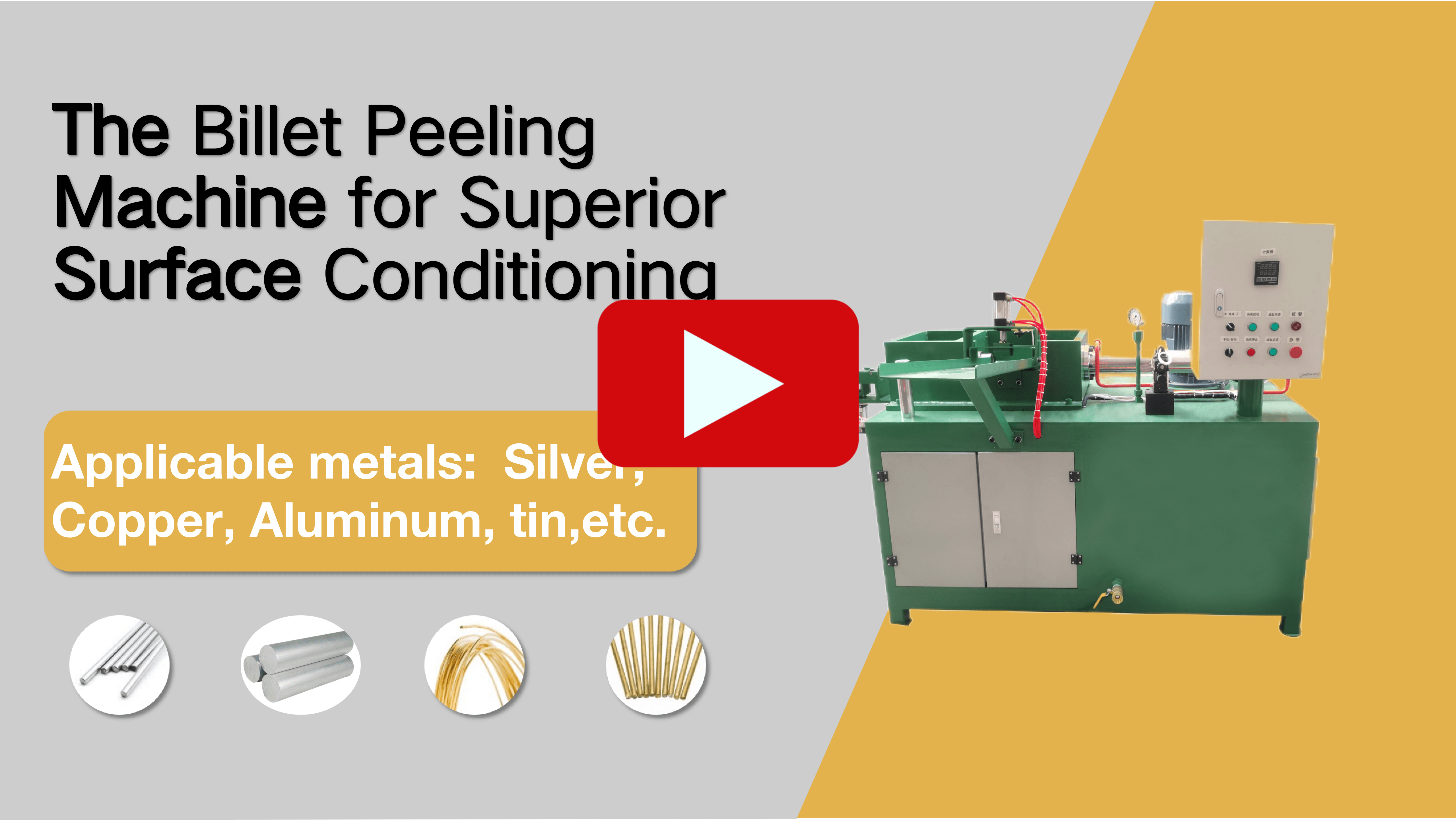 Billet Peeling Machine