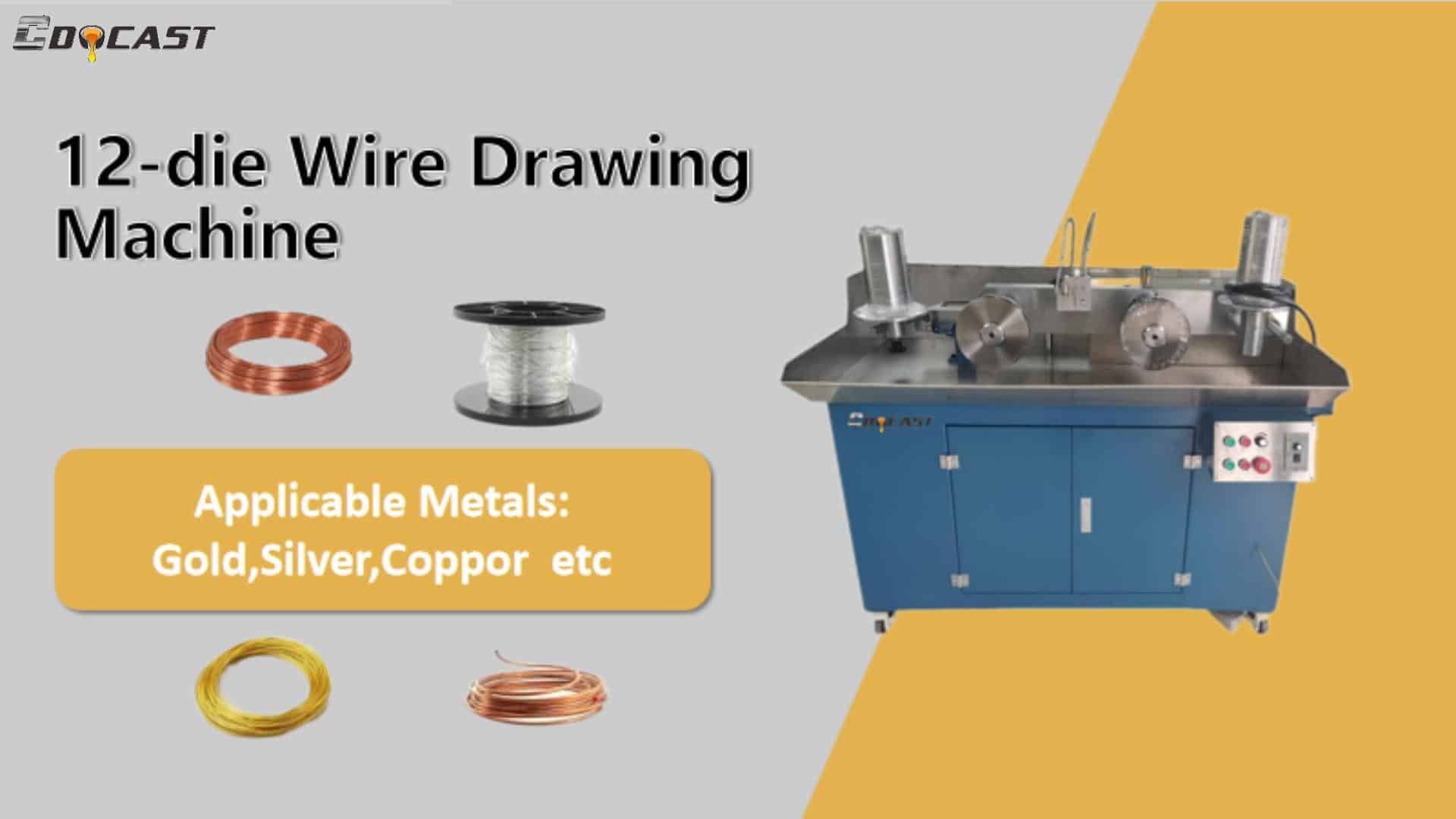 12-Die Wire Drawing Machine