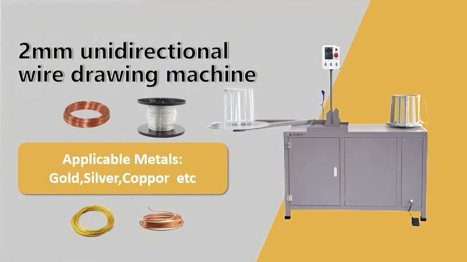 2mm unidirectional wire drawing machine