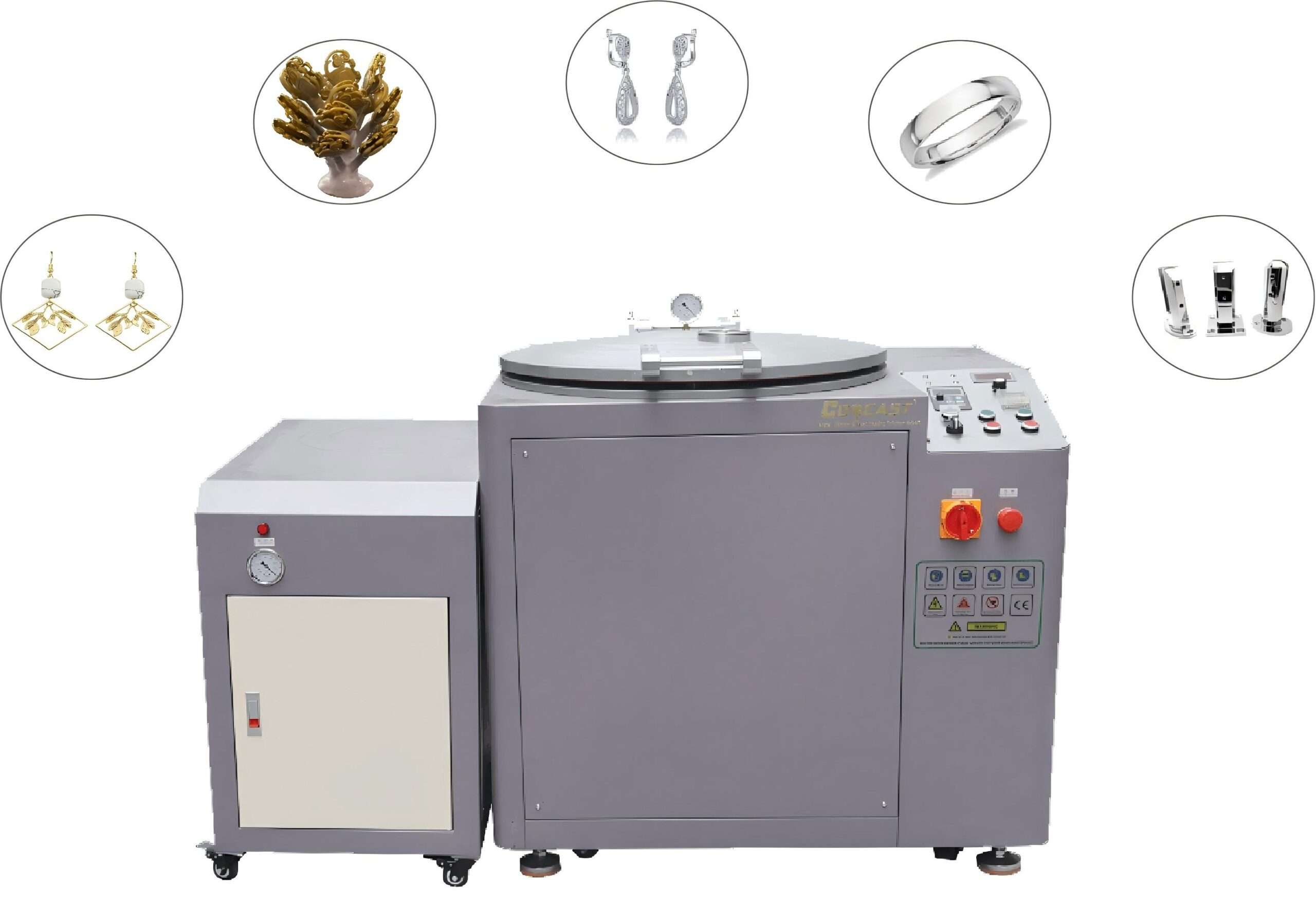 CDOCAST vacuum centrifugal casting machine for platinum and stainless steel