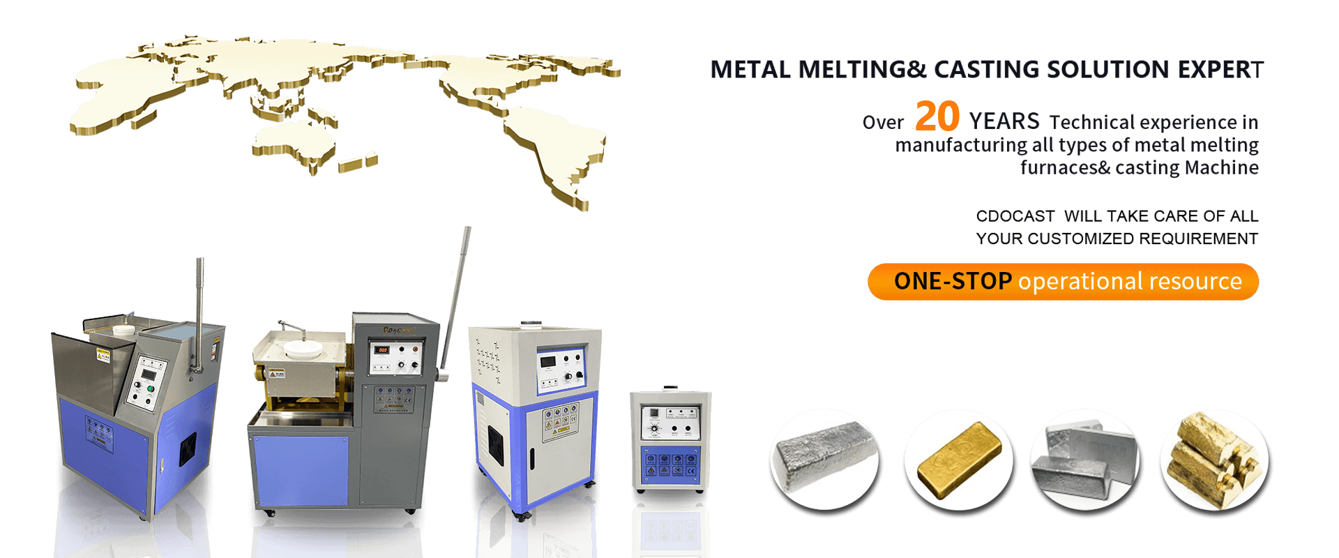 Precious metal melting furnace-banner