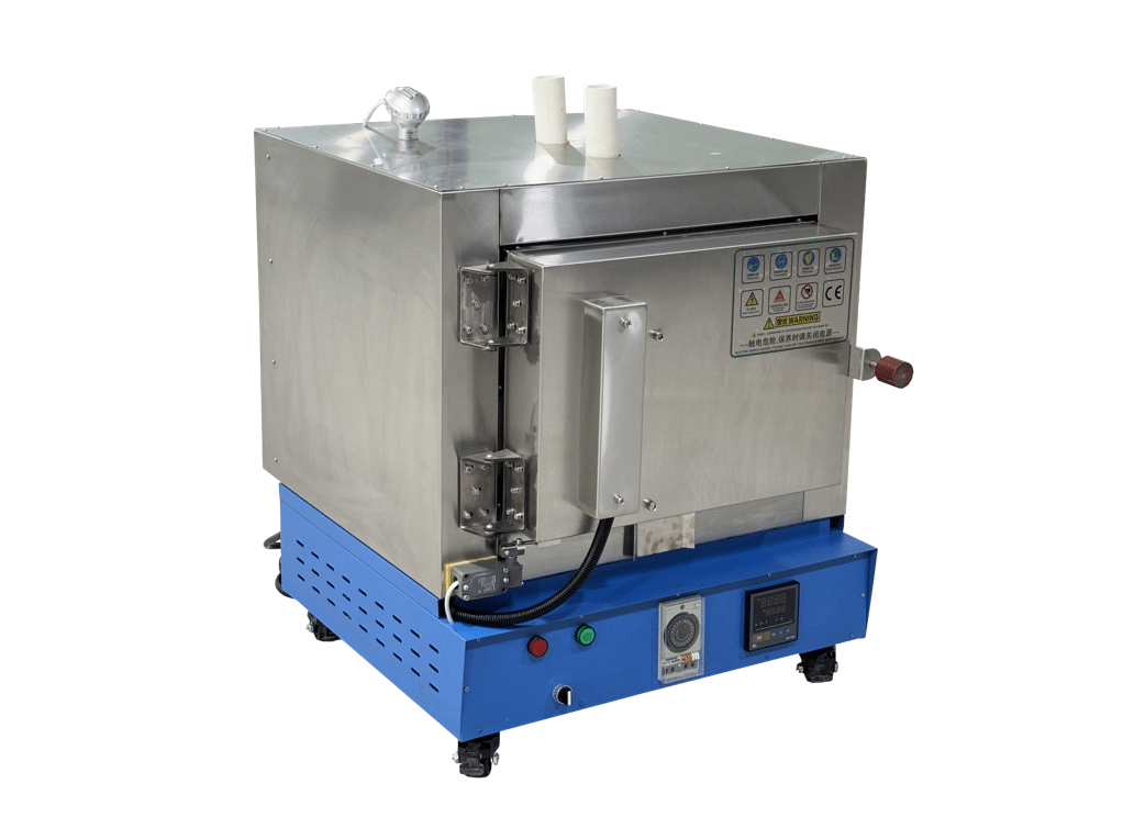 Wax burnout machine for jewelry casting