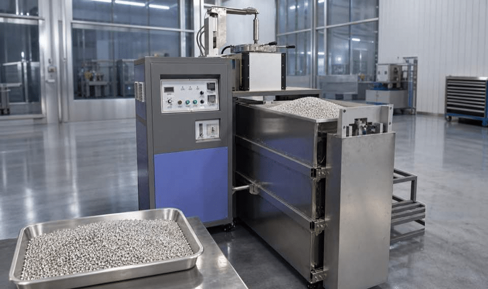 How to Make Metal Granules with Perfect Uniformity and Sphericity water circulation and automatic temperature control for metal granule production