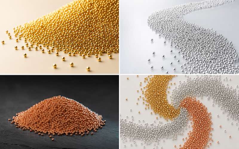 How to Make Metal Granules with Perfect Uniformity and Sphericity molten metal flow for making uniform gold and silver granules